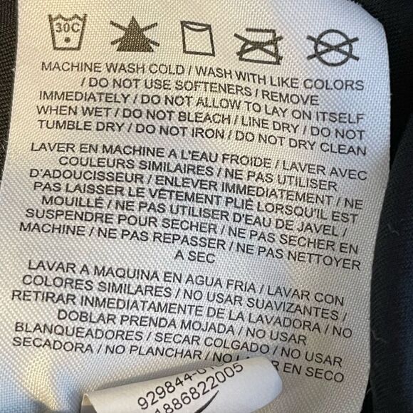 Nike Sherpa Fleece Pullover Sweatshirt Skull Black L - Picture 10 of 11